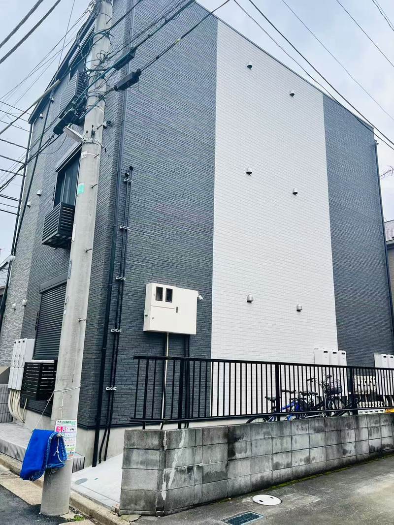 TS・旭町を側面から見た外観
